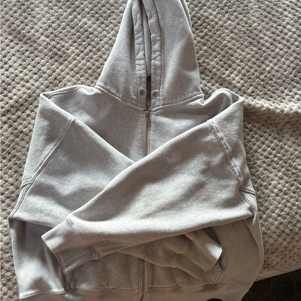 Abercrombie grey zip up